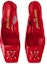 Shop (W) Louis Vuitton Kulit Kasut Slip-On 'Horseshoe Heel' Merah 1ABH75