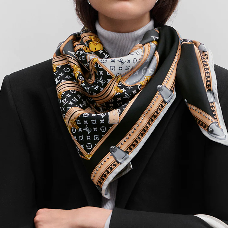 (Women) Louis Vuitton Let's Go Scarf Fashion Accessory M76459 圖 5