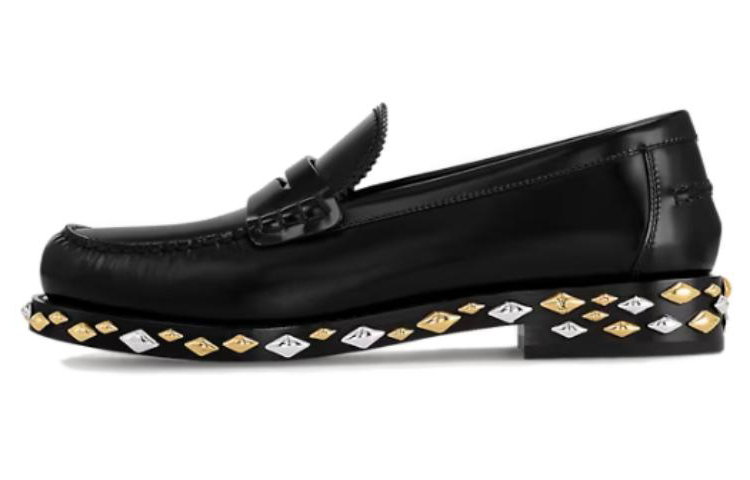 (Women) Louis Vuitton Loafer 'Black Calfskin' 1ACJCU