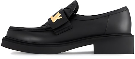 (Women) Louis Vuitton Loafer 'Black Sheepskin' 1ACIDS (Women) Louis Vuitton Loafer 'Black Sheepskin' 1ACIDS