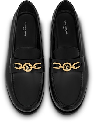 (W) Sepatu Loafer Datar Louis Vuitton Catur 'Hitam' 1ABIBA Shop (W) Sepatu Loafer Datar Louis Vuitton Catur 'Hitam' 1ABIBA