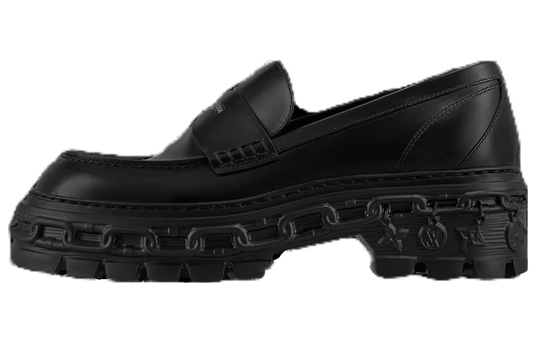 (Women) Louis Vuitton Loafer 'Comfortable Fashion Black' 1AC9I7