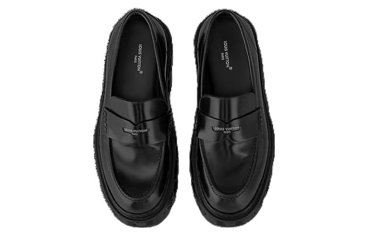 Shop (W) Mocassins Louis Vuitton ''Mode Confortable Noir'' 1AC9I7