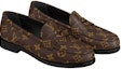 Lookbook (Women) Louis Vuitton Monogram Leather Logo Loafers 'Brown' 1A8VKZ