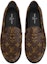 Shop (Women) Louis Vuitton Monogram Leather Logo Loafers 'Brown' 1A8VKZ