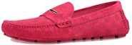 Buy (W) Mocasines Louis Vuitton 'Gamuza Roja Frambuesa de Piel de Ternera' 1A0Q6J