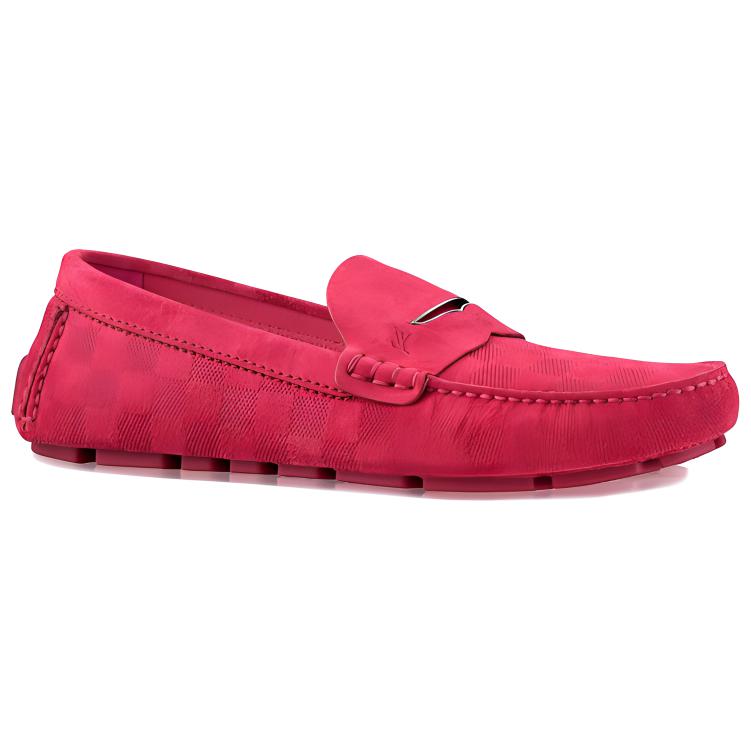 Order (W) Louis Vuitton Loafer ''Himbeerrot Wildleder Kalbsleder'' 1A0Q6J