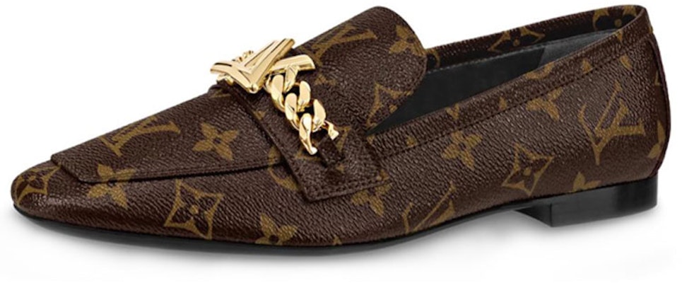 (W) Mocasines Louis Vuitton 'Monograma Mayúscula Lienzo Charol Marrón' 1A4XD4 Buy (W) Mocasines Louis Vuitton 'Monograma Mayúscula Lienzo Charol Marrón' 1A4XD4