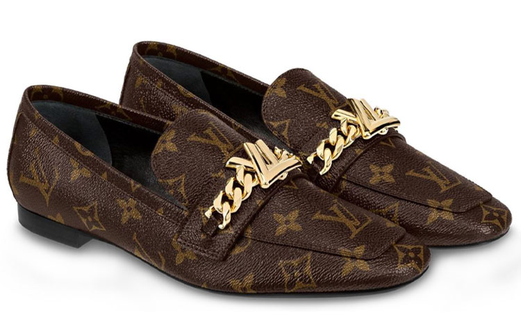 Lookbook (W) Louis Vuitton Loafer ''Monogram Patent Canvas Bruin'' 1A4XD4