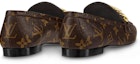 Shop (W) Mocasines Louis Vuitton 'Monograma Mayúscula Lienzo Charol Marrón' 1A4XD4