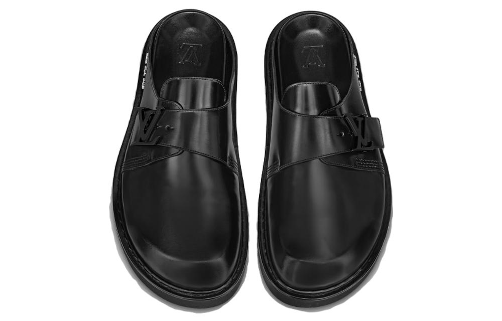 Lookbook (W) 路易威登 黑色乐福鞋拖鞋 1AAR2F