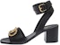 (W) Louis Vuitton Lock It 'Sandal Tumit Tinggi Kulit Hitam' 1A8FWP