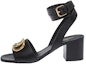 Buy (W) Louis Vuitton Lock It 'Sandal Tumit Tinggi Kulit Hitam' 1A8FWP