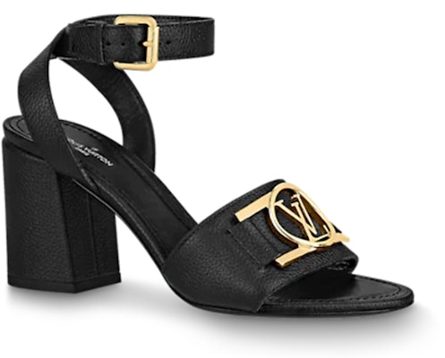 (W) Louis Vuitton Lock It 'Sandal Tumit Tinggi Kulit Hitam' 1A8FWP Lookbook (W) Louis Vuitton Lock It 'Sandal Tumit Tinggi Kulit Hitam' 1A8FWP