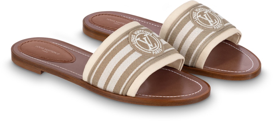 (Women) Louis Vuitton Lock It 'Brown Canvas Slide' 1AADJP Lookbook (Women) Louis Vuitton Lock It 'Brown Canvas Slide' 1AADJP