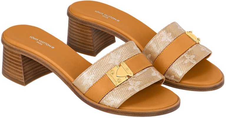 (W) Louis Vuitton Lock It 'Sandal Kulit Coklat Peep-Toe Fesyen' 1ABVDV Lookbook (W) Louis Vuitton Lock It 'Sandal Kulit Coklat Peep-Toe Fesyen' 1ABVDV