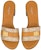(W) Louis Vuitton Lock It 'Sandal Kulit Coklat Peep-Toe Fesyen' 1ABVDV