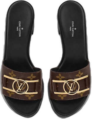 LOUIS VUITTON Lock It 皮革 圓頭套腳 一字拖鞋 女款 棕色 Lookbook LOUIS VUITTON Lock It 皮革 圓頭套腳 一字拖鞋 女款 棕色