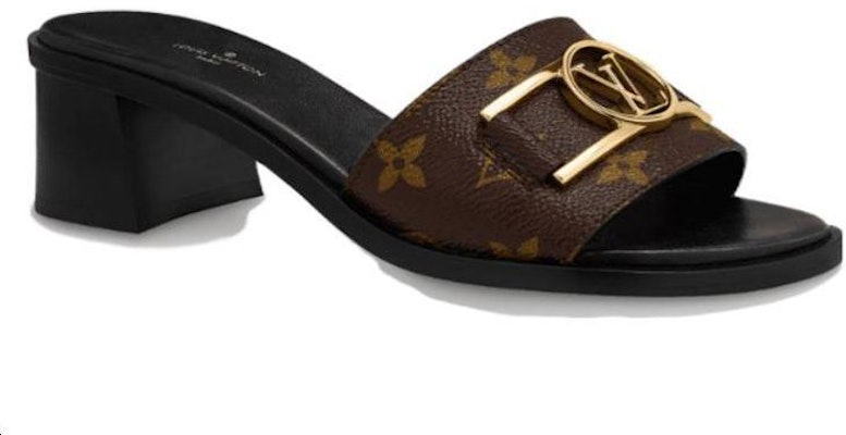 (W) Louis Vuitton Lock It 'Sandal Selop Kulit Cokelat' 1A660F Lookbook (W) Louis Vuitton Lock It 'Sandal Selop Kulit Cokelat' 1A660F