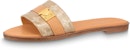(Women) Louis Vuitton Lock It 'Calf Leather Flat Mules Brown' 1ABV0K