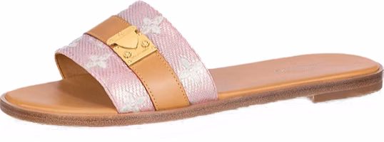 (Women) Louis Vuitton Lock It Slides 'Pink Monogram with Brown' 1ABV19 (Women) Louis Vuitton Lock It Slides 'Pink Monogram with Brown' 1ABV19