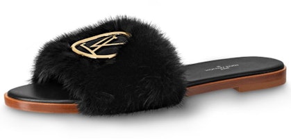 (Women) Louis Vuitton Lock It 'Mink Black' Slides 1A5J1J (Women) Louis Vuitton Lock It 'Mink Black' Slides 1A5J1J