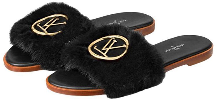 (Women) Louis Vuitton Lock It 'Mink Black' Slides 1A5J1J Lookbook (Women) Louis Vuitton Lock It 'Mink Black' Slides 1A5J1J