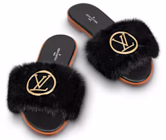 Purchase (W) Louis Vuitton Lock It ''Mink Schwarz'' Sandalen 1A5J1J