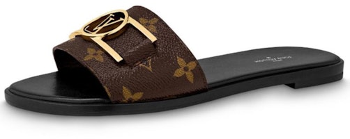 (Women) Louis Vuitton Lock It Slides 'Glossy Monogram' 1A64MI (Women) Louis Vuitton Lock It Slides 'Glossy Monogram' 1A64MI
