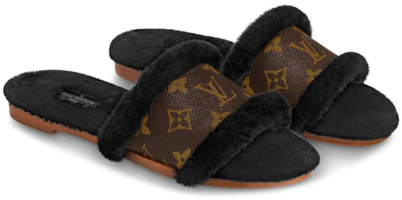 Lookbook (Women) Louis Vuitton Lock It 'Patent Monogram Canvas with Mink Fur Brown' 1A8765
