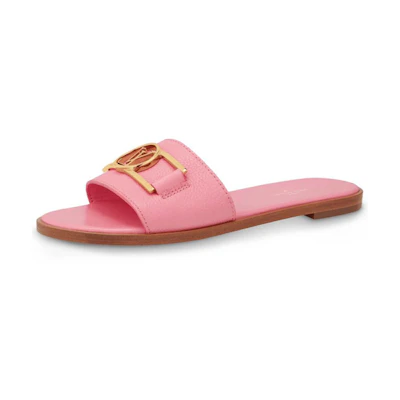 (W) LV Lock It 'Powder Pink' Slides