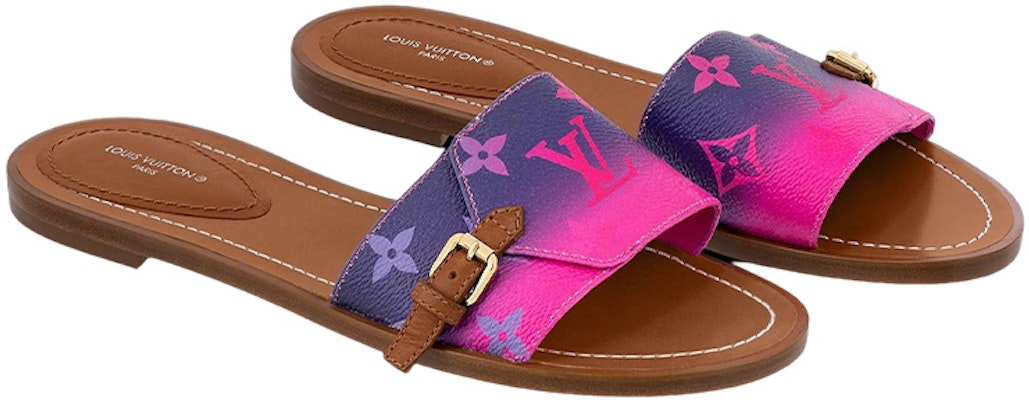 (Women) Louis Vuitton Lock It Flat Mule 'Rose Clair' 1AA0YX Lookbook (Women) Louis Vuitton Lock It Flat Mule 'Rose Clair' 1AA0YX