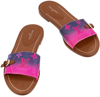 (Women) Louis Vuitton Lock It Flat Mule 'Rose Clair' 1AA0YX Shop (Women) Louis Vuitton Lock It Flat Mule 'Rose Clair' 1AA0YX