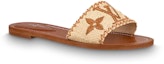 Order (W) Sandal Rata Louis Vuitton Lock It 'Coklat Muda' 1A8SVE