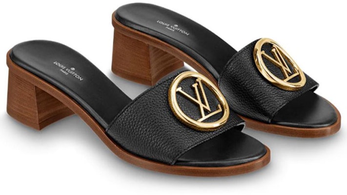 (W) Louis Vuitton Lock It Kasut Tumit Tinggi 'Hitam' 1A57DG Shop (W) Louis Vuitton Lock It Kasut Tumit Tinggi 'Hitam' 1A57DG