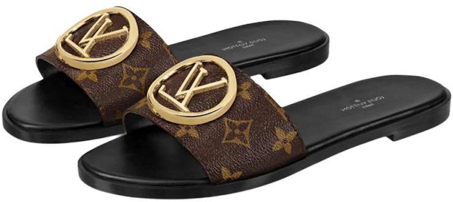 (Women) Louis Vuitton Lock It Monogram 'Canvas Coated' Slipper 1A5771 Shop (Women) Louis Vuitton Lock It Monogram 'Canvas Coated' Slipper 1A5771
