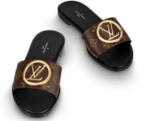 (Women) Louis Vuitton Lock It Monogram 'Canvas Coated' Slipper 1A5771 Purchase (Women) Louis Vuitton Lock It Monogram 'Canvas Coated' Slipper 1A5771