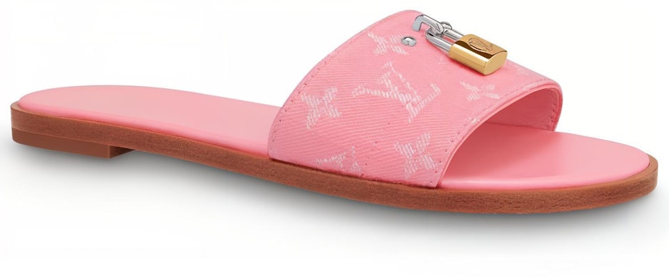 (W) 루이비통 락잇 핑크 데님 슬라이드 (or shorter: LV 락잇 핑크 슬라이드) 1A68FI Order (W) 루이비통 락잇 핑크 데님 슬라이드 (or shorter: LV 락잇 핑크 슬라이드) 1A68FI