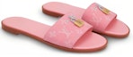 Shop (W) Louis Vuitton Lock It Monogram 'Denim Pink' Selipar. 1A68FI