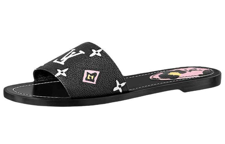 (Women) Louis Vuitton Lock It Sandal 'Black Fashion' 1A943H