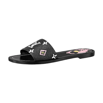 (W) LV Lock It Sandal 'Black Fashion'
