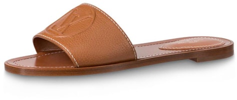 (Women) Louis Vuitton Lock It Slide 'Amber Brown' 1A8757 (Women) Louis Vuitton Lock It Slide 'Amber Brown' 1A8757