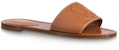 (W) Louis Vuitton Lock It Slide 'Amber Brown' Coklat Amber 1A8757