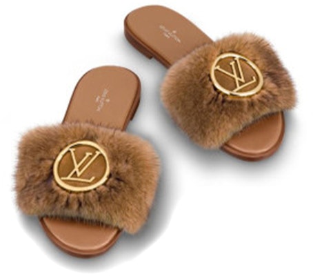 (Women) Louis Vuitton Lock It Slide 'Amber Brown Mink' 1A5BRS Purchase (Women) Louis Vuitton Lock It Slide 'Amber Brown Mink' 1A5BRS