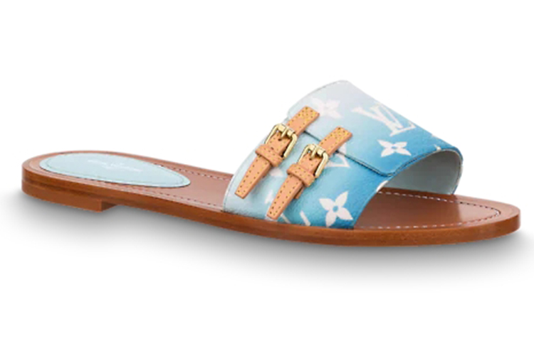 Order (W) 루이비통 락잇 슬라이드 (브라운 블루) 1A8T79