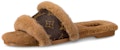 (W) Louis Vuitton Lock It Slide 'Coklat Mink' 1A876V