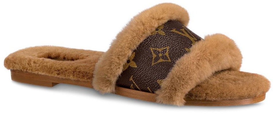 (Women) Louis Vuitton Lock It Slide 'Brown Mink' 1A876V Order (Women) Louis Vuitton Lock It Slide 'Brown Mink' 1A876V