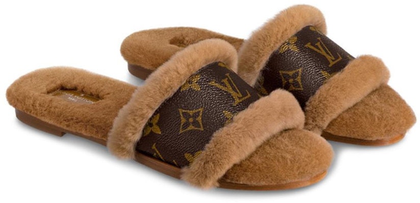 (Women) Louis Vuitton Lock It Slide 'Brown Mink' 1A876V Lookbook (Women) Louis Vuitton Lock It Slide 'Brown Mink' 1A876V