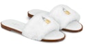 Lookbook (W) Louis Vuitton Lock It Slide 'Bulu Tiruan Putih' 1A4Y3K