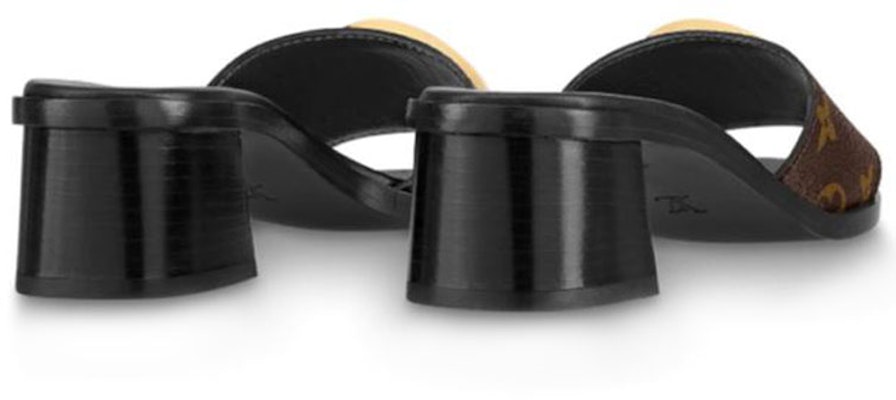 (Women) Louis Vuitton Lock It Heeled Mules 'Monogram' 1A578B Purchase (Women) Louis Vuitton Lock It Heeled Mules 'Monogram' 1A578B